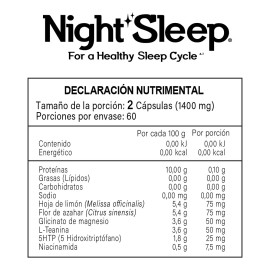 Sueño Profundo Night Sleep 100 Natural Crea Adicción Sabor