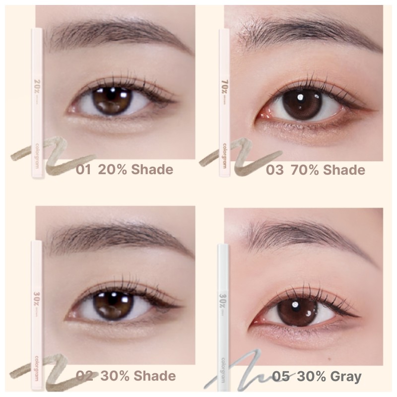 COLORGRAM Shade Re-Forming Brush Liner 0.5g, Color:07 30% Rose Brown