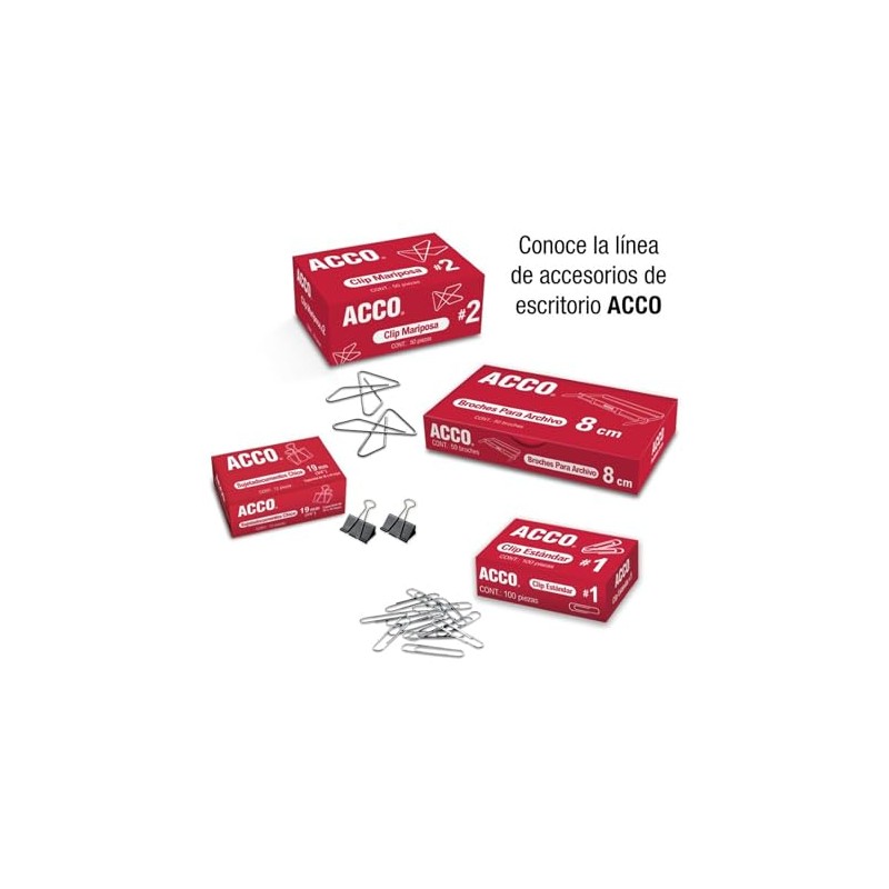 ACCO Portaclips Magnético Color Humo, Capacidad 100 Clips. P2000