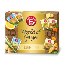 Teekanne IngwerTee "World of Ginger"- Collection Box - 6 Geschmäcker (Geschenk von Dekond) 55g