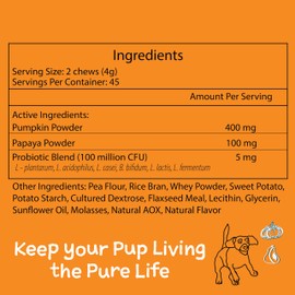 Pure Life Pups Probiotics Roasted Beef Flavor