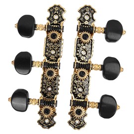 Machine Heads 3 Left 3 Right Tuning Key for Classical Guitar Pegs 1:18 String Tuner Replacement Parts with Screws