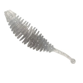 Trout Master Incy Grub 6 cm 6 Rubber Jigs, Colour: Salt & Pepper