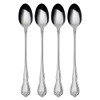 Oneida True Rose Iced Tea Spoons, Set of 4,Silver