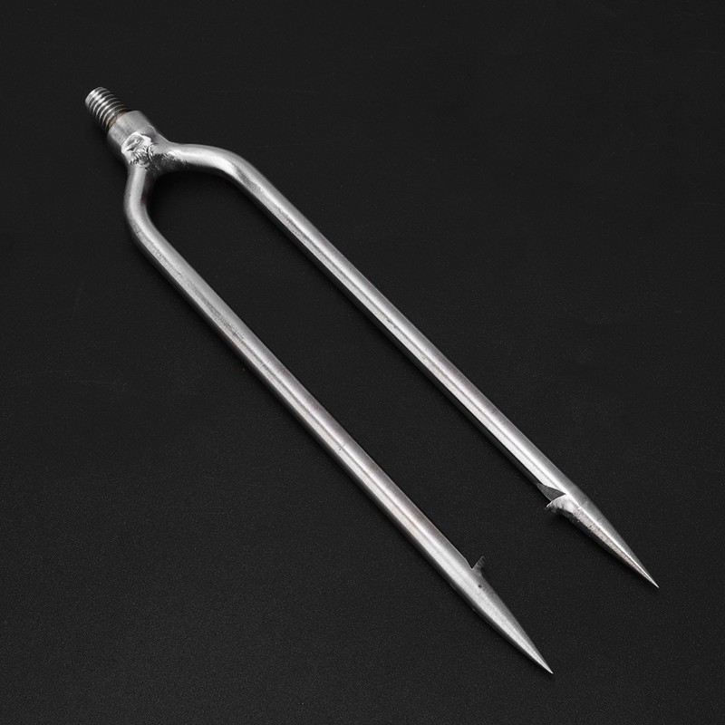 4 pcs Stainless Steel 2 Prongs Harpoon Gig Gaff Hook