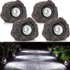 Candieslife Solar Rock Lights Outdoor Garden Waterproof - Super Bright