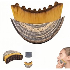 Lymphatic Contour Face Brush, Lymphatic Brush Set – 1 Brush With Box, Contour Face Brush For Lymphatic Drainage, Lymphatic Drainage Massager, Ergonomically Designed To Fit The Skin Precisely:_1 Pcs+Box