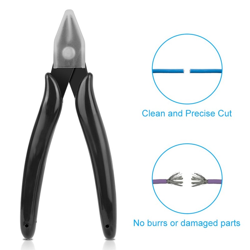 Ainiv 1 x Side Cutters, Small, Electronic Wire Cutter, Mini