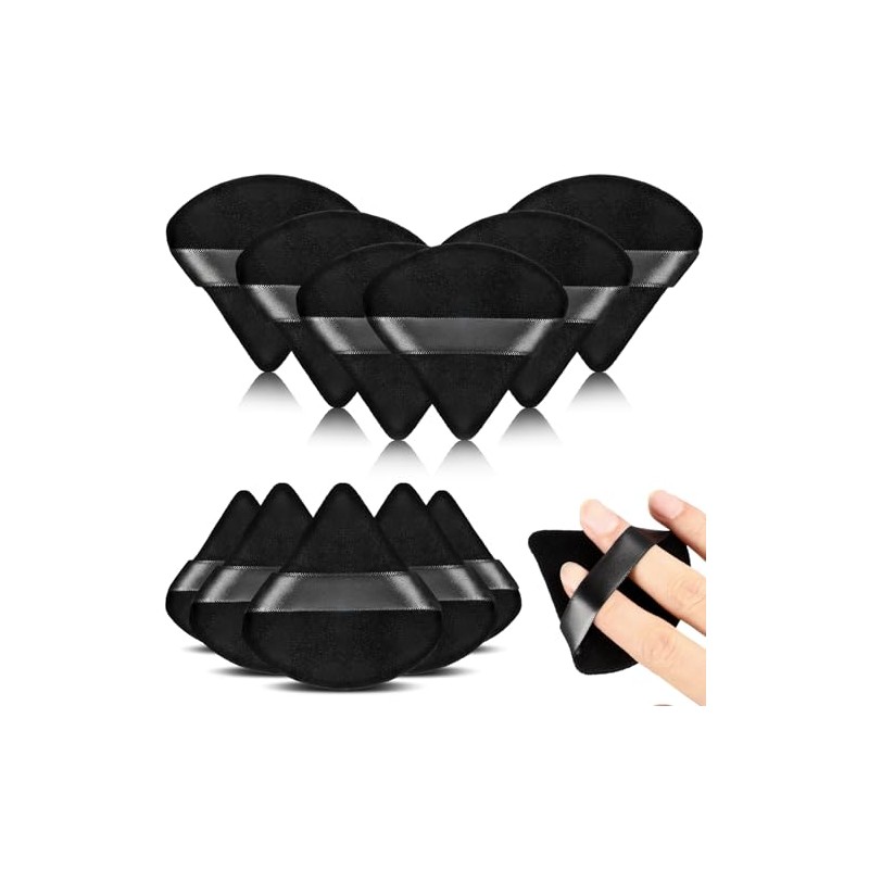 Maitys 12 Pieces Powder Puff Triangle Face Makeup Cosmetic for