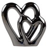 SIL Interiors Silver Double Heart Ornament