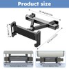 Tongdejing Car Tablet Holder,Car Headrest Tablet Holder Universal 360 Rotating