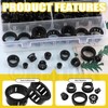 Mardatt 170Pcs 6 Sizes Round Cable Snap Bushing Grommets, 5/16”