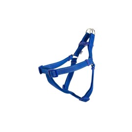 Ancol Padded Nylon Dog Harness with Reflective Stitching - Blue Comfort Walking Accessory for Dogs Puppies - M Size 54-67 cm