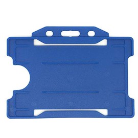 ALG ID Cards® Single Identity Card Pass Badge Holder (Blue)