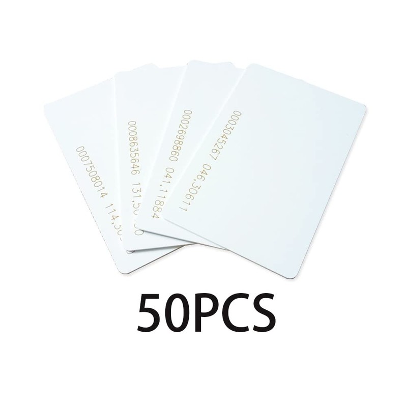 YAVIS 50pcs RFID Card 125KHz Proximity ID Smart Card Tag