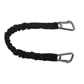 Extreme Max 3006.2367 BoatTector High-Strength Line Snubber & Storage Bungee, Value 2-Pack - 12" with Compact Hooks, Black