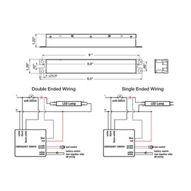 Satco S8000 5W EMERGENCY LED DRIVER