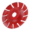 Wood Carving Disc Shaping Wheel 125mm Stainless Steel 12T Accessory