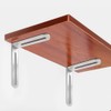 L-Shape Corner Brackets Adjustable, 120x100mm Angled Bracket Corner Brace, Metal
