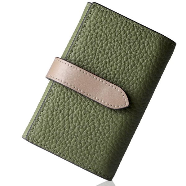 LASIEM Women's Mini Wallet, Trifold Wallet, Thin Wallet, leaf green