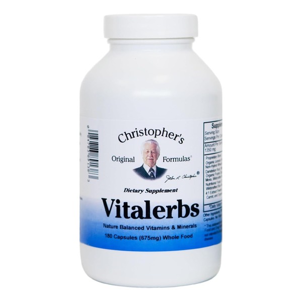 Christopher's Original Formulas Christopher's Original Formulas Vitalerbs, Nutrient-Rich Herbal Supplement,