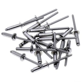 M3 (3mm x 8mm) Dome Blind Rivet - Stainless Steel (A2) (Pack of 20)