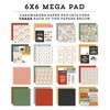 Echo Park Paper Chickens Cardmakers 6X6 Mega Pad, Various