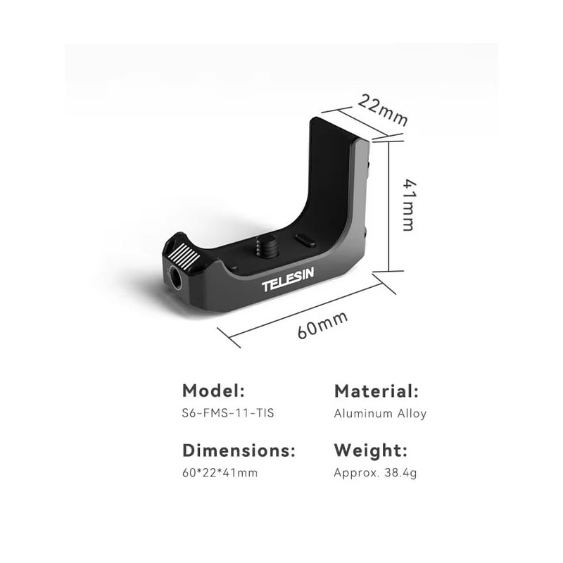 Insta360 X4 Cold Shoe Extension Adapter Shoe Extension Mount Bracket