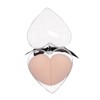 Housoutil 2pcs Heart Shape Makeup Sponge Wet and Dry Dual