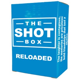 Card Plug The Shot Box Reloaded – Party Drinking Game for Adults, Fun Icebreaker for Game Nights, Birthdays, Bachelorette Parties, and College Gatherings
