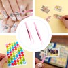 Tweezers for Crafting, 2 PCS Stainless Steel Sticker Tweezers Kit