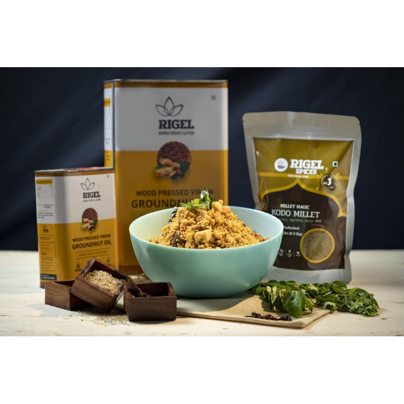 Rigel Spices | Naturally milled Cold Pressed Peanut oil (1L