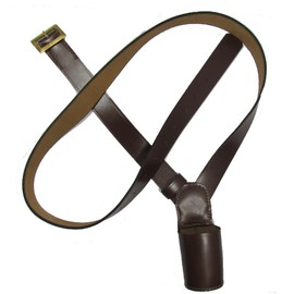 Uniform Store London Cross Belt,Flag Carrier,Belt Flag Holder,Brown Right Shoulder Miximum Size 76 Inch R285XL