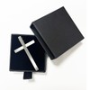 Self Defense Cross Necklace, 21 inch Chain, Stainless Steel Hidden