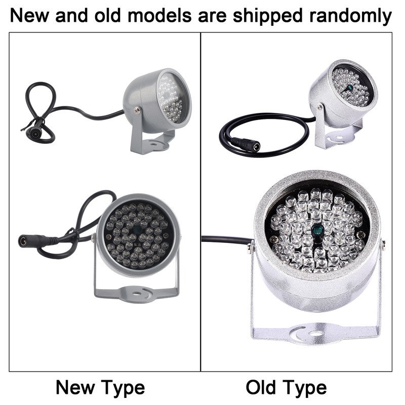 48 LED IR Illuminator Lights Waterproof Infrared Night Vision Light