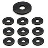 TERF® 10 Pcs Black Rubber Penny Washer M8 / 8mm