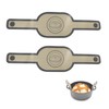 2 Pcs Silicone Bread Sling Oval for Dutch Oven, Wisonique