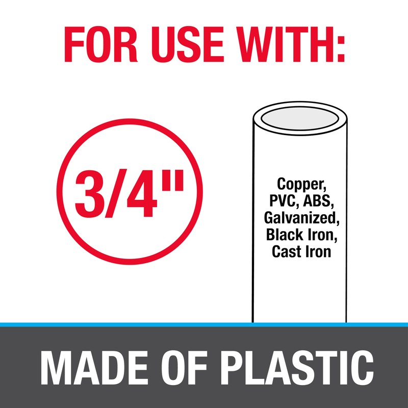 Oatey 33925 3/4 in. x 25' Plastic Hanger Strap, Bagged,Gray