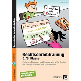 Rechtschreibtraining - 5./6. Klasse: Einfaches Diagnose- und Übungsmaterial für Schüler mit sonderpädagogischem Förderbedarf