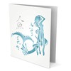 Mermaid Stencil 4.5 x 5 Inch Small Sea Sea Coast