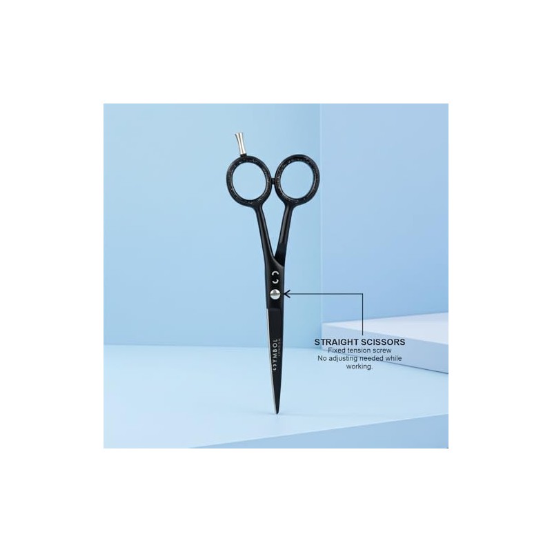 Professional Hair Scissors 6 Inch Salon Barber Shears Ergonomic
