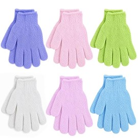 12 Pcs Exfoliating Gloves, Exfoliating Body Scrubber Exfoliator, Korean Exfoliating Mitt, Dead Skin Remover, Exfoliate Bath Shower Gloves, Moroccan Hand Body Scrub Mitt, Loofah Wash Cloth Washcloth | exfoliating