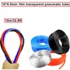HAXIHA Pneumatic Hose Clear 10 mm OD 6.5 mm ID