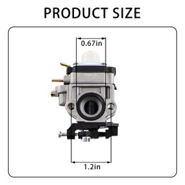 308054121 RY25AXB Carburetor Kit for Ryobi RY25/RY25AXB Blowers - Includes Air Filter & Spark Plug, Fits 25cc Gas Jet Fan Blower