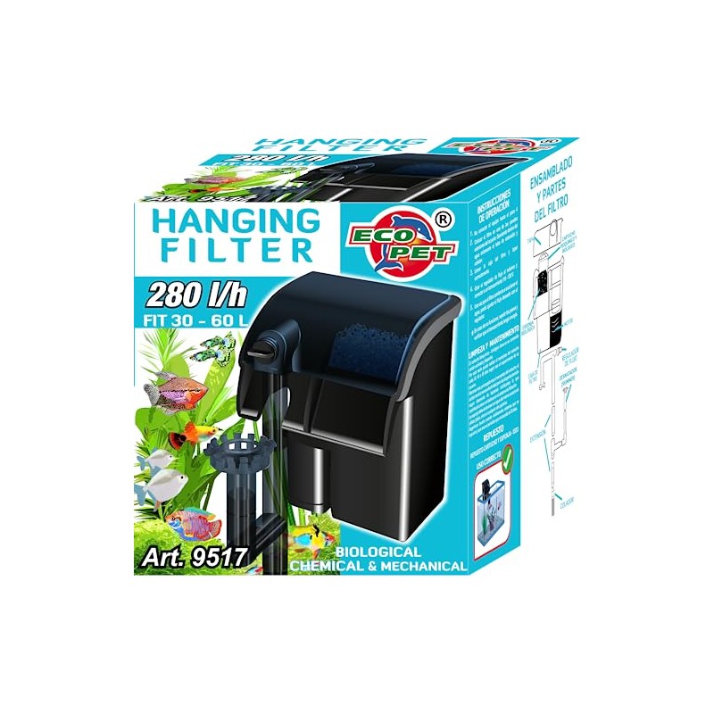 ECOPET 9517 Filtro 280L/H 30-60L