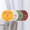 Mrs.Naturall - Cortinas blancas de 72 x 63 pulgadas de
