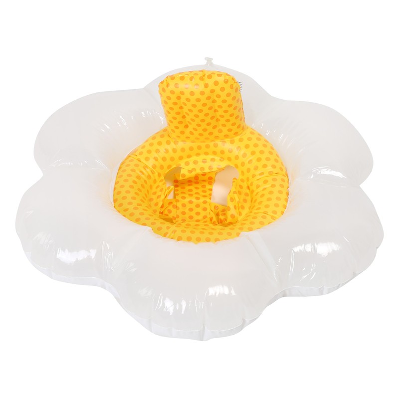 Children Inflatable Swimming Ring with Safety Seat Flower Shape Pool