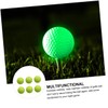 Generic 6pcs Fluorescent Glow Dark Led Golf Balls Night Practice