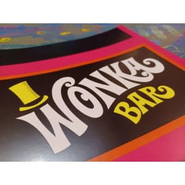 CUSTOM MADE Willy Wonka Wonka Wrapper and Golden Ticket Replica ( NO Chocolate Included )