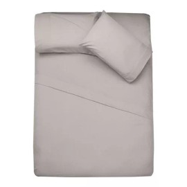 Tesso Juego De Sábanas Ultrasoft Microfibra King Size Gris